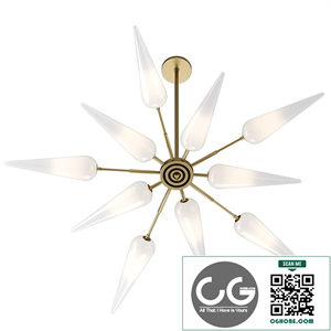 Chandelier blue print lighting METEORA CEILING FIXTURE