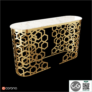 Marble console table