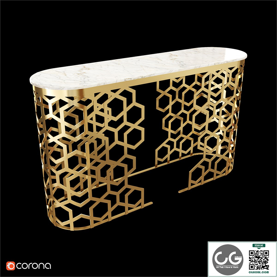 Marble console table