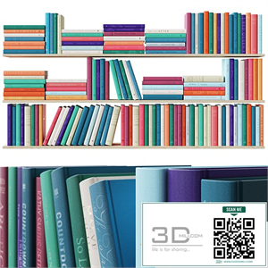 Colored books set