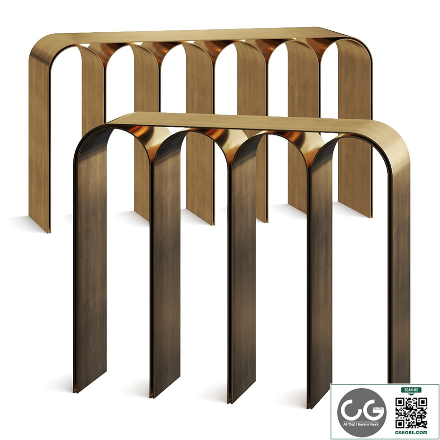 Pietro Franceschini Arch Console Tables