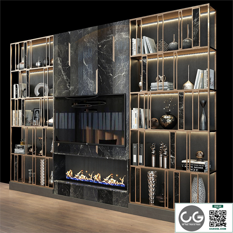 TV shelf 0556
