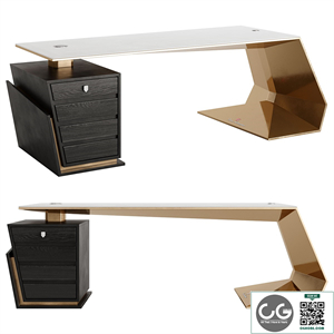 GT-GOLD Executive Desk by Tonino Lamborghini