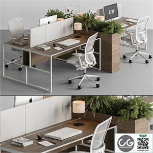 Employee Set - Office Furniture 371