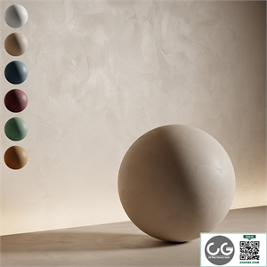 Decorative plaster. Seamless decorative plaster material 6 colors. 41
