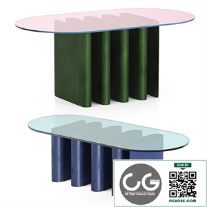 Tavolo2 & tavolino2 tables set By Pulpo