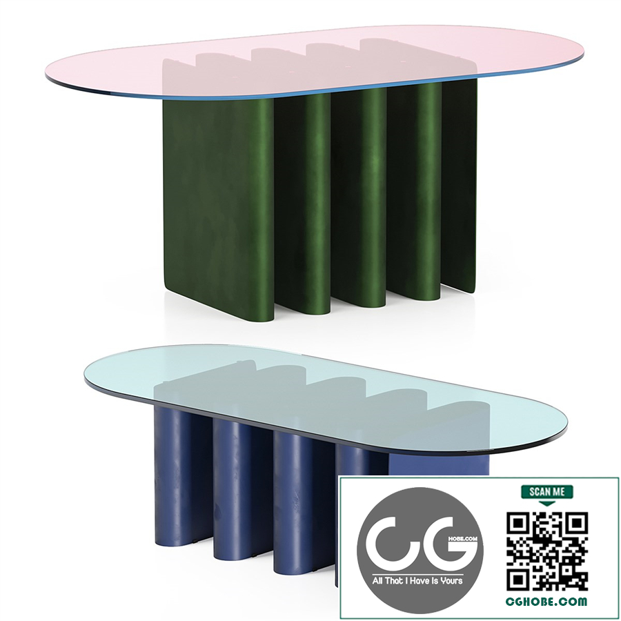 Tavolo2 & tavolino2 tables set By Pulpo