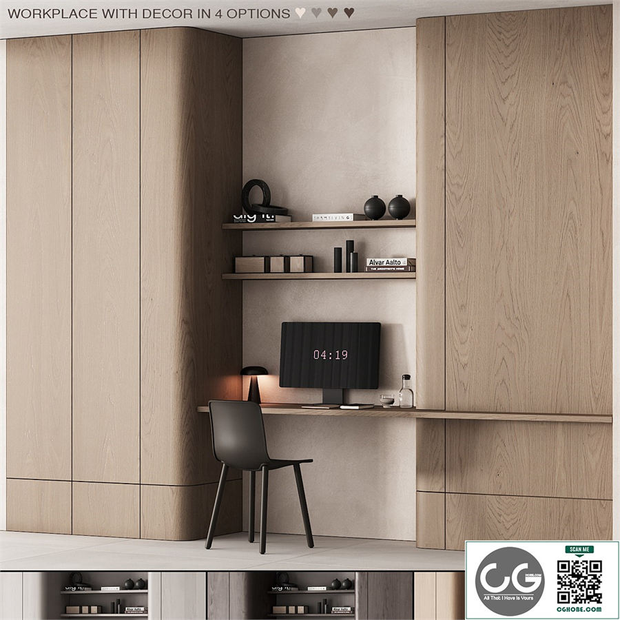 218 office furniture 05 workplace 01 minimal scandi 4 options