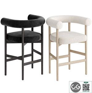 Mazz Boucle Counter Stool by Leanne Ford