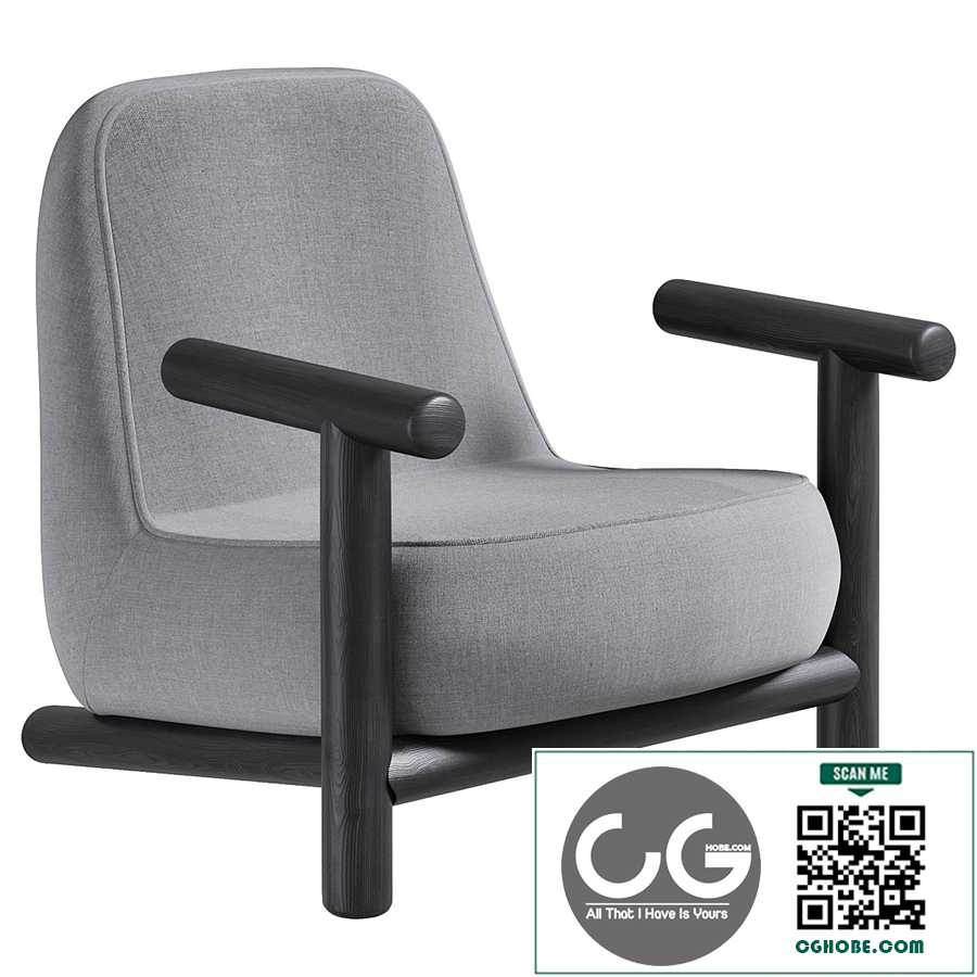 Bold armchair by HC28 Cosmo