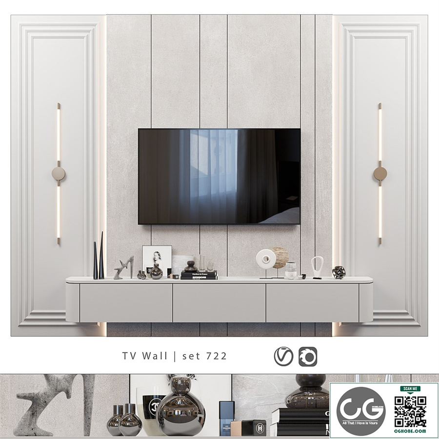 TV Wall | set 722