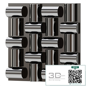 Arete Wall Tile - Stainless Steel Wall Decor Wall Decor