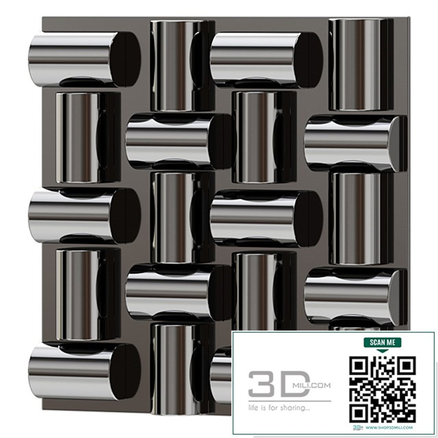 Arete Wall Tile - Stainless Steel Wall Decor Wall Decor