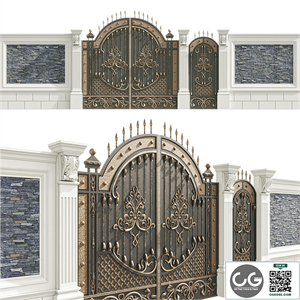 Fence with gate
