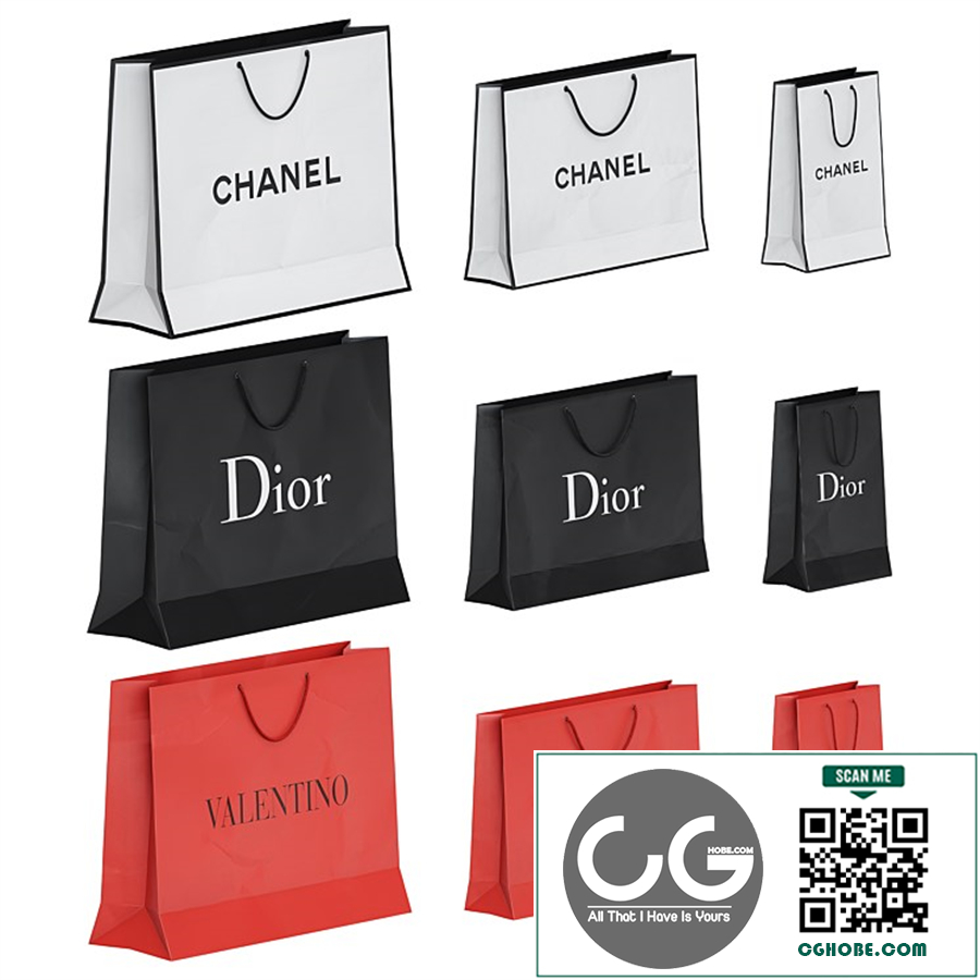 Set of Brand Shopping Bags 2