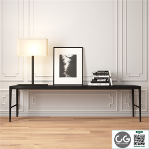 Decorative set with console and lamp b & b italia