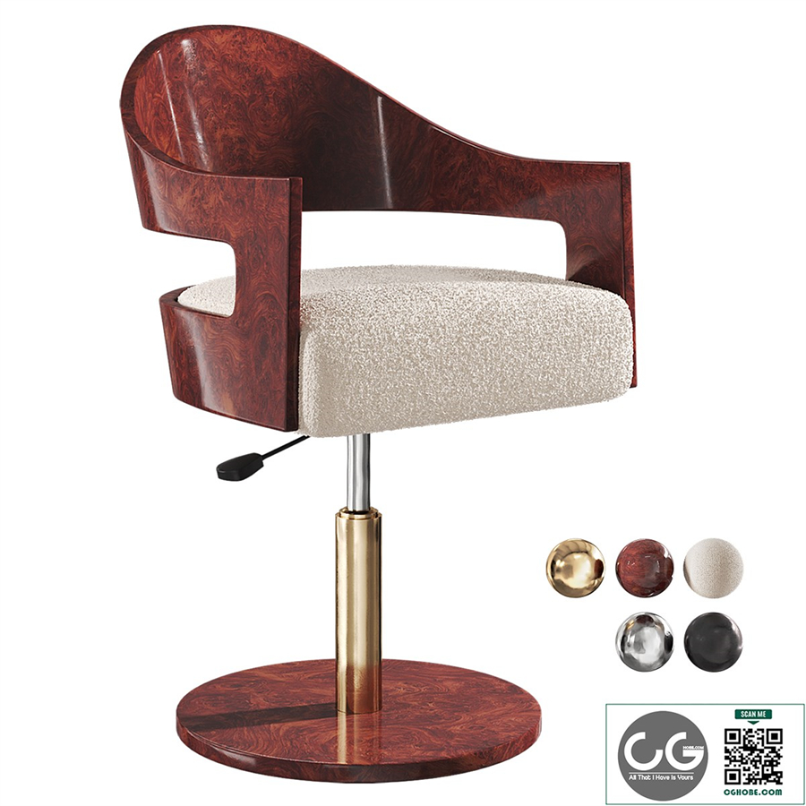 RENATO CHENILLE OFFICE CHAIR by CB2