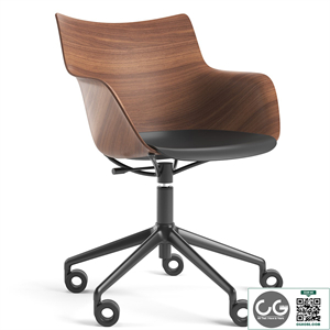 Kartell Q/Wood Chair