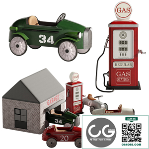 Children retro cars 1