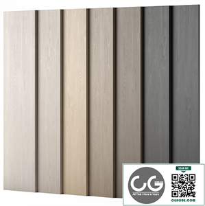 Wood materials Oak - 7 colors - set 07