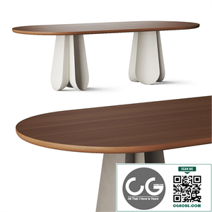Emmanuel Levet Stenne Dress Up Oblongue Dining Table