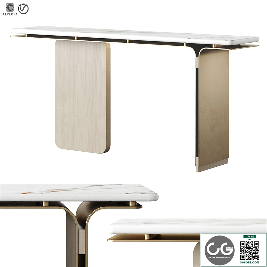 Olivya Stone Denos Console Table