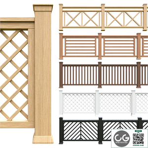 wooden fencing