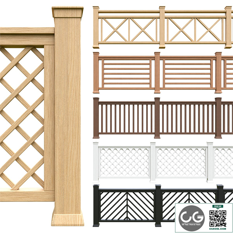 wooden fencing