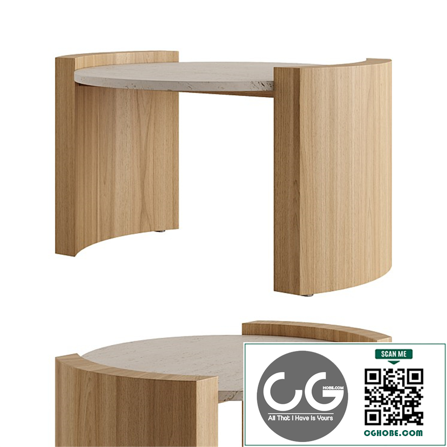JIA SMALL Coffee Table by Atelier De Troupe