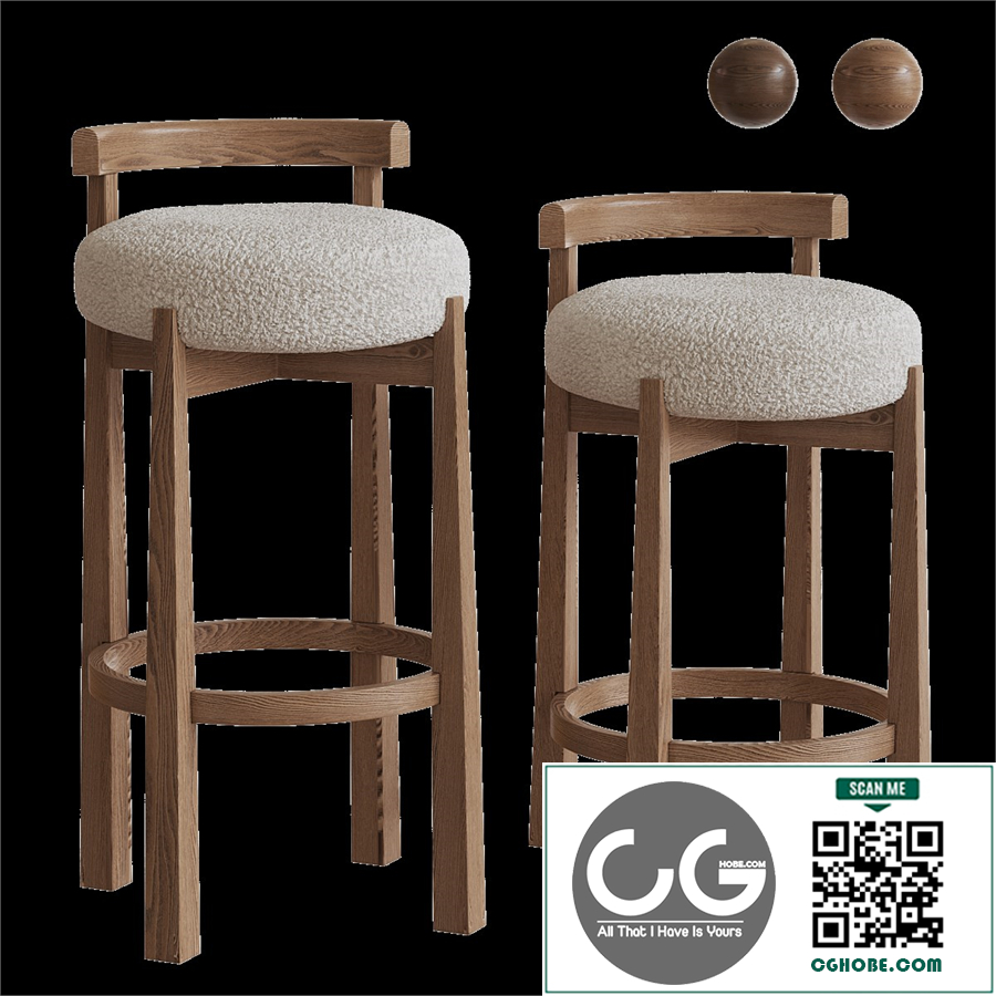 MIREN bar stools by Noho Home in two sizes
