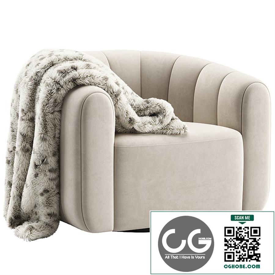 Fitz Swivel Chair / CB2