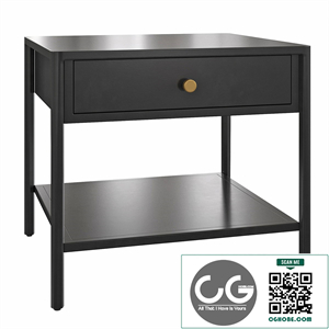 Metal End Table Harmon