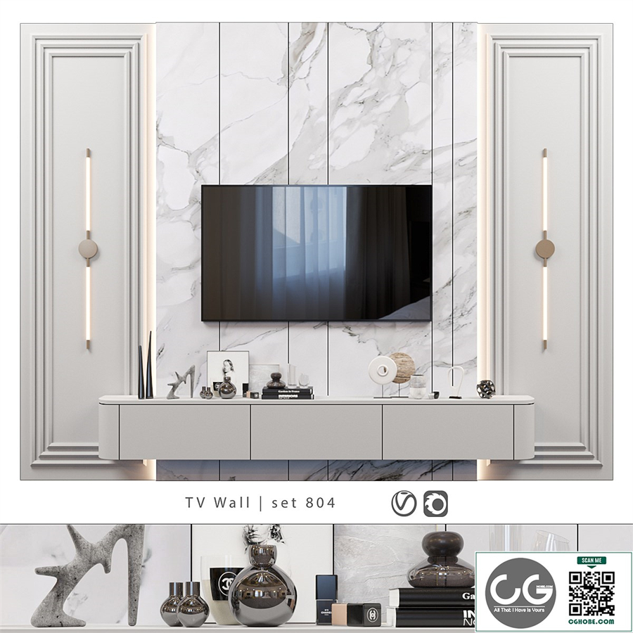 TV Wall | set 804