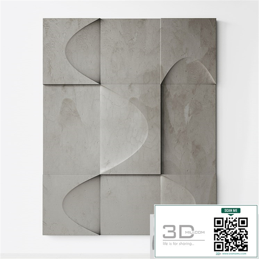 Abstract composition. Relief. Plateau. 15