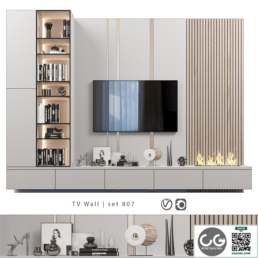 TV Wall | set 807