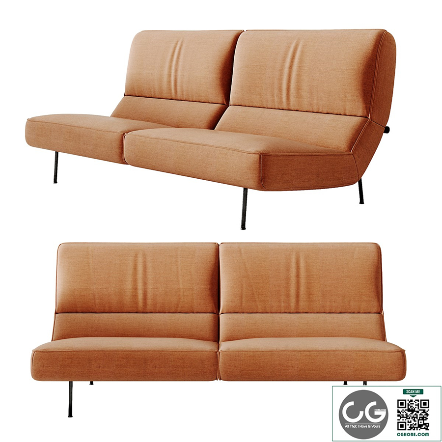 two-seat sofa