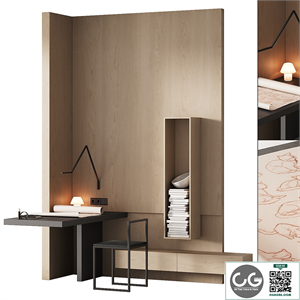 243 office furniture 08 workplace 04 minimal angle zone with cat drawing 01
