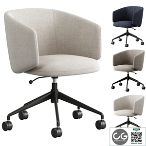 Crescent Swivel Chair