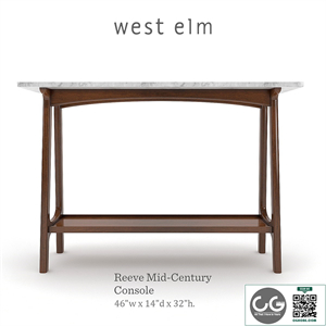 West elm Reeve Mid-Century Console