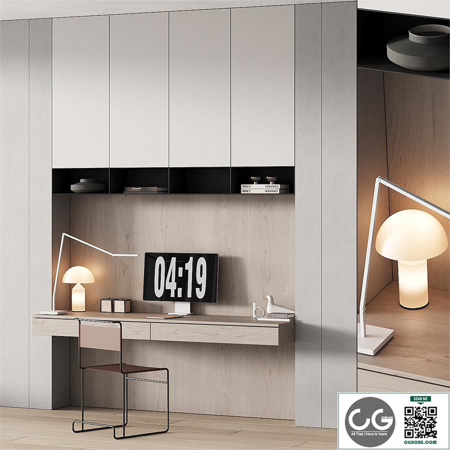 244 office furniture 09 workplace 05 minimal warm vintage 01