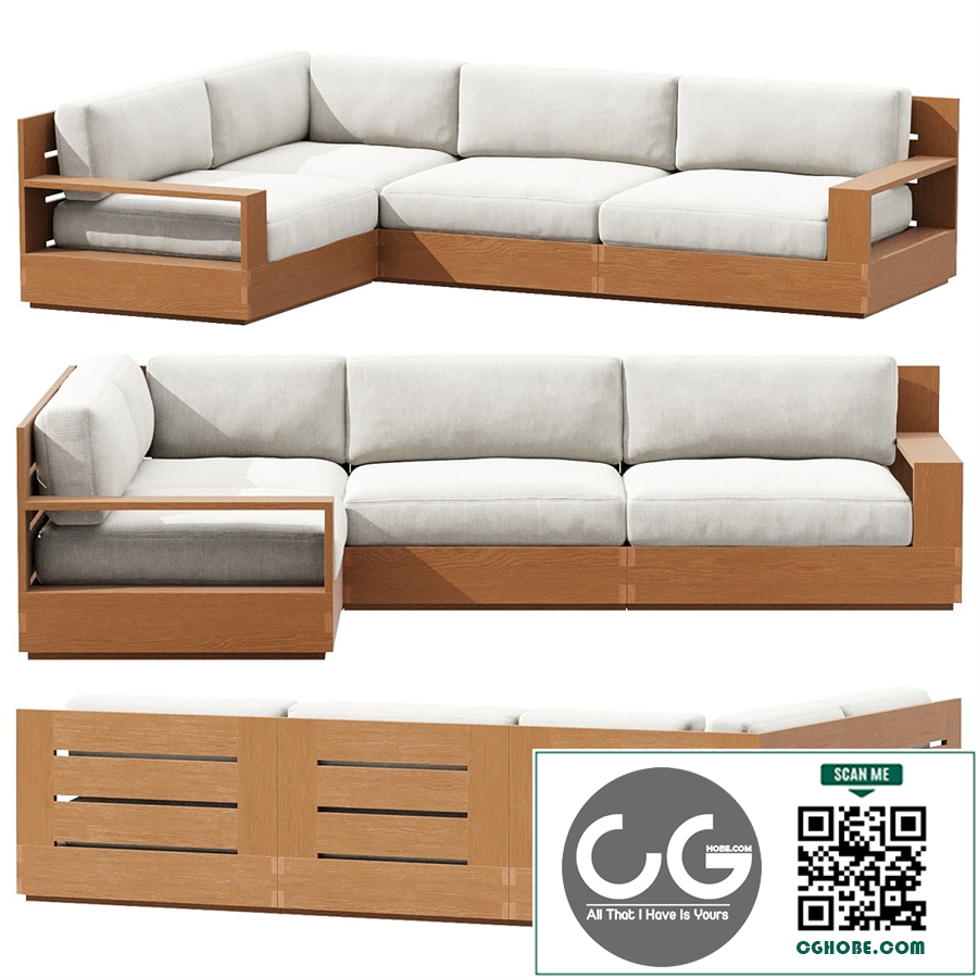 MARBELLA TEAK MODULAR SOFA_8