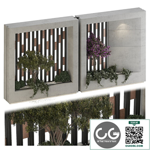 Concrete Fence Wall