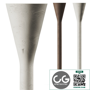 Garnier & Linker Kel Platre Plaster Floor Lamp