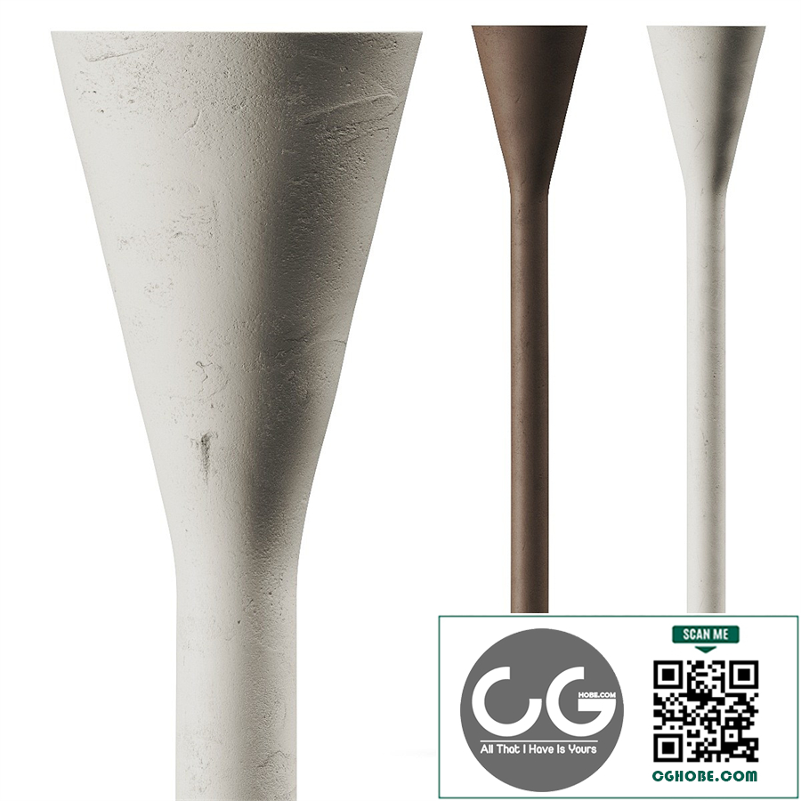 Garnier & Linker Kel Platre Plaster Floor Lamp
