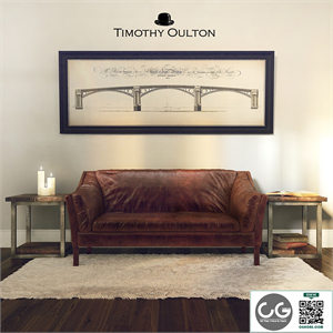 Reggio High Back Sofa, Timothy Oulton