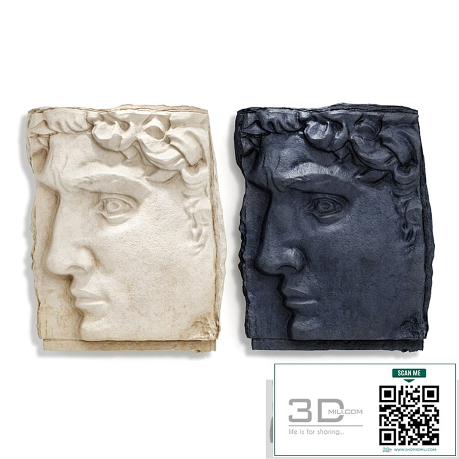 David Michelangelo relief