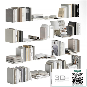 Books and magazines set 01