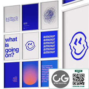 259 frame models 04 blue vibe posters 01