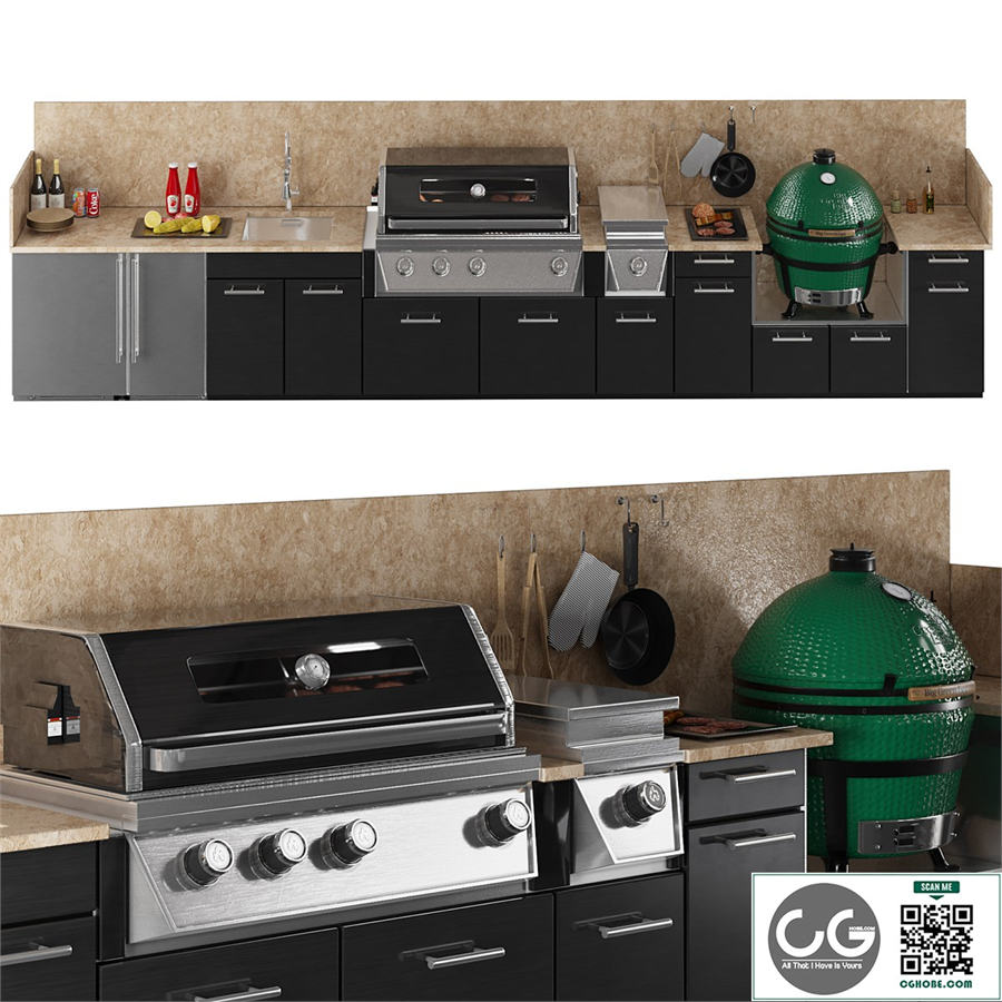 TREX outdoor kitchen