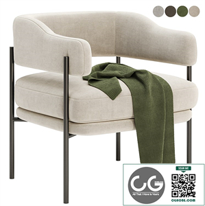 Walton Ivory Armchair